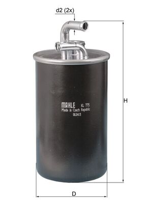 Fuel filter - KL 775 KNECHT