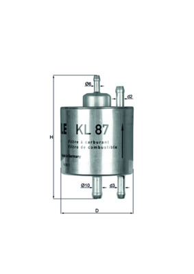 Fuel filter - KL 87 KNECHT