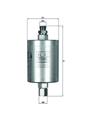 Filtro carburante - KL 21 KNECHT