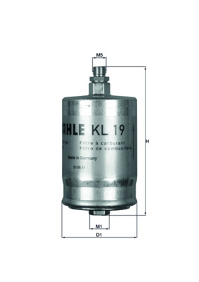 Filtro carburante - KL 19 KNECHT
