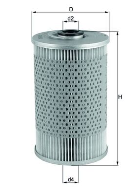 Fuel filter - KX 37 KNECHT