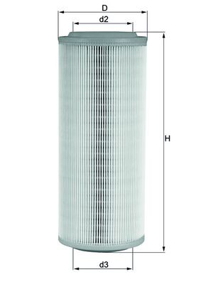 Air Filter - LX 855 KNECHT