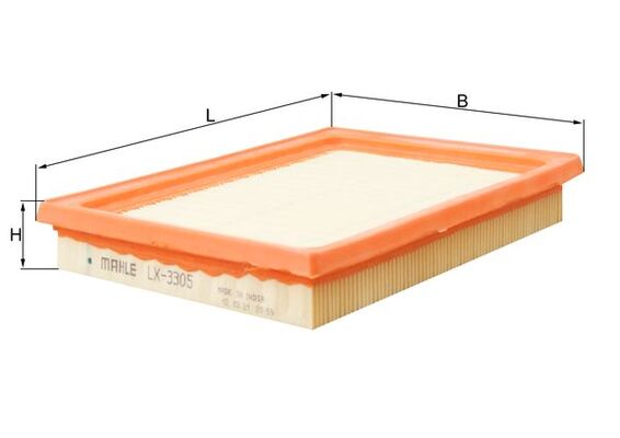 oro filtras - LX 3305 KNECHT