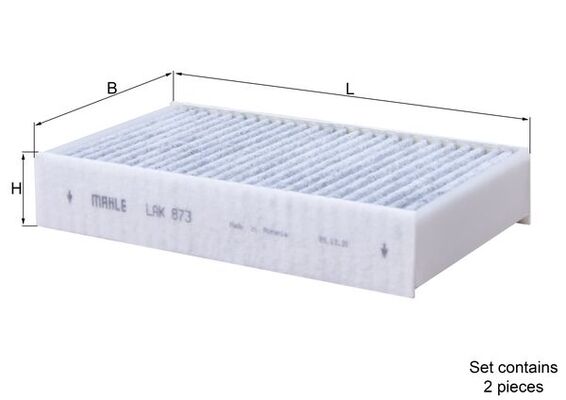 filtras, salono oras - LAK 873/S KNECHT