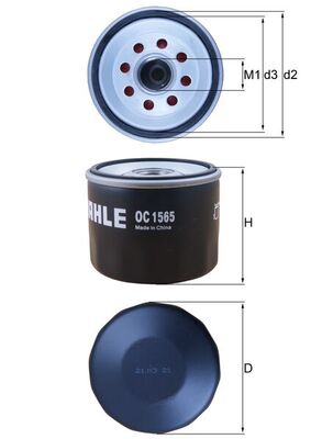 Filtro olio - OC 1565 KNECHT