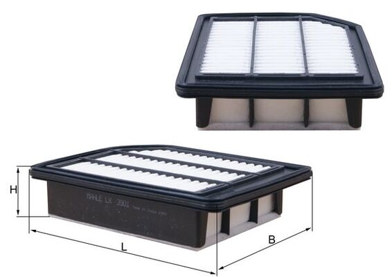 Filtro aria - LX 3901 KNECHT