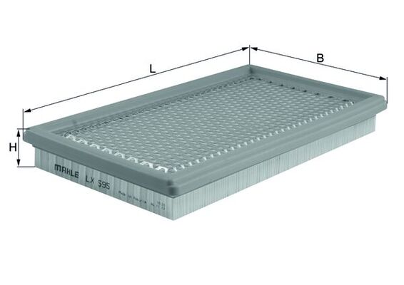 Luftfilter - LX 595 KNECHT