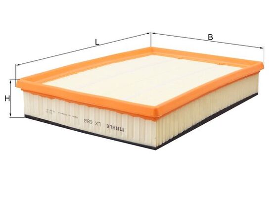 Luftfilter - LX 688 KNECHT