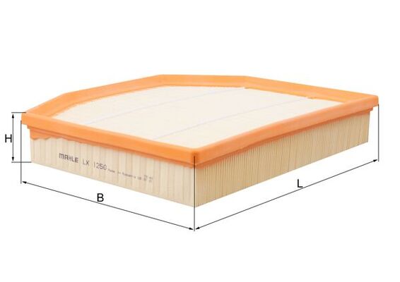 Luftfilter - LX 1250 KNECHT