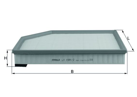 Filtro aria - LX 1591/2 KNECHT