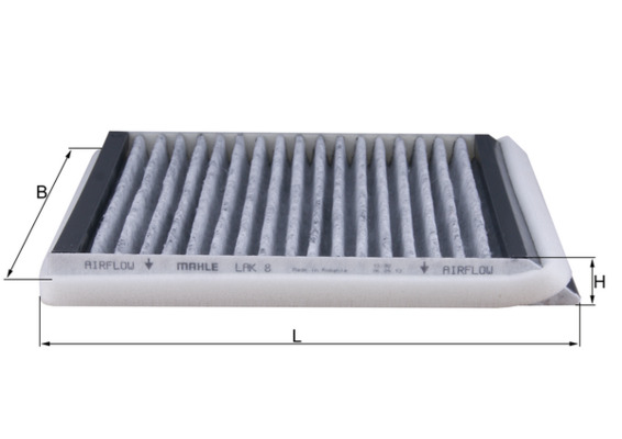 Filtro, Aria abitacolo - LAK 8 KNECHT