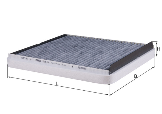 Filter, interior air - LAK 74 KNECHT