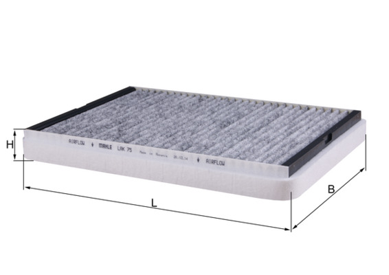 Filter, interior air - LAK 75 KNECHT