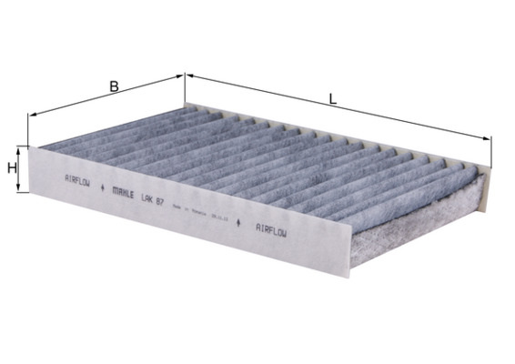 Filter, interior air - LAK 87 KNECHT