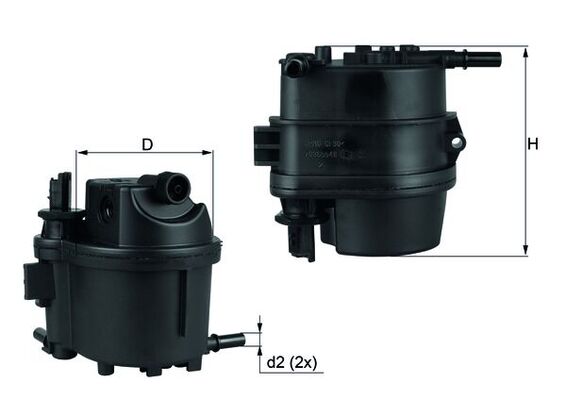 Fuel filter - KL 779 KNECHT