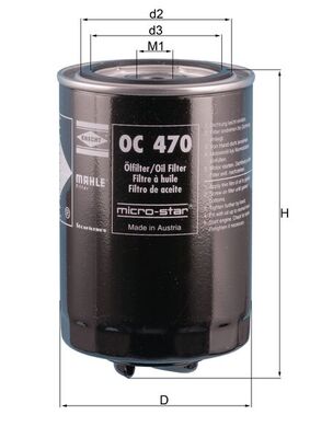 Oil Filter - OC 470 KNECHT