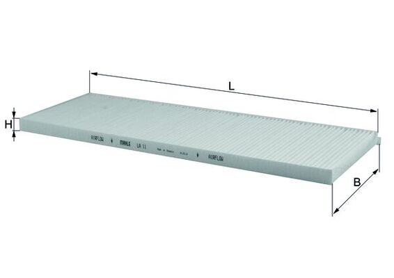 Filter, interior air - LA 11 KNECHT
