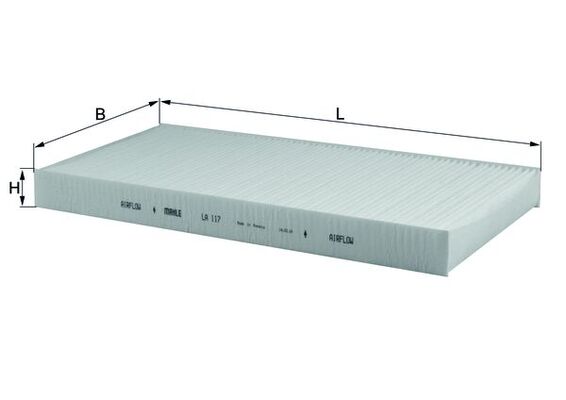 Filter, interior air - LA 117 KNECHT
