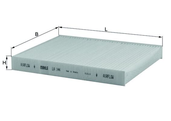 Filter, interior air - LA 144 KNECHT