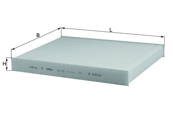 Filter, interior air - LA 182 KNECHT