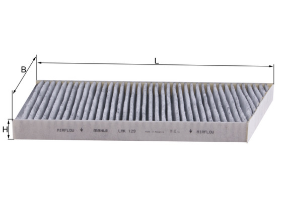 Filter, interior air - LAK 129 KNECHT