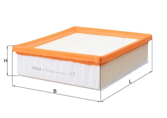 oro filtras - LX 2676 KNECHT