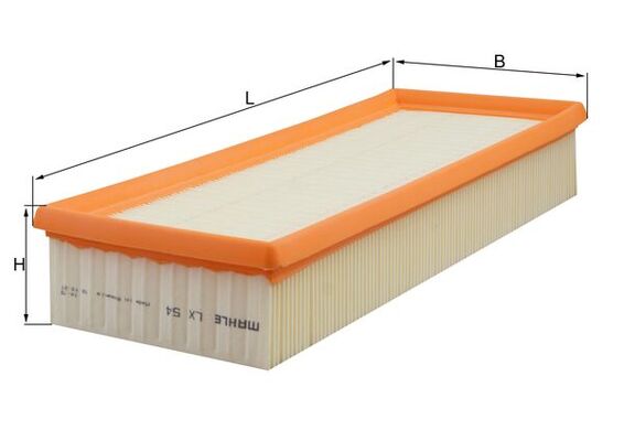 oro filtras - LX 54 KNECHT