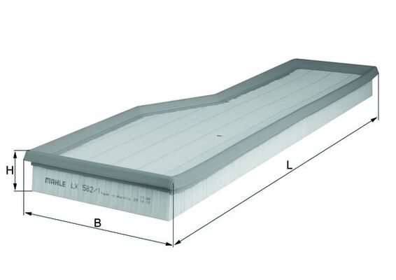 oro filtras - LX 582/1 KNECHT