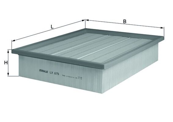 Air Filter - LX 678 KNECHT