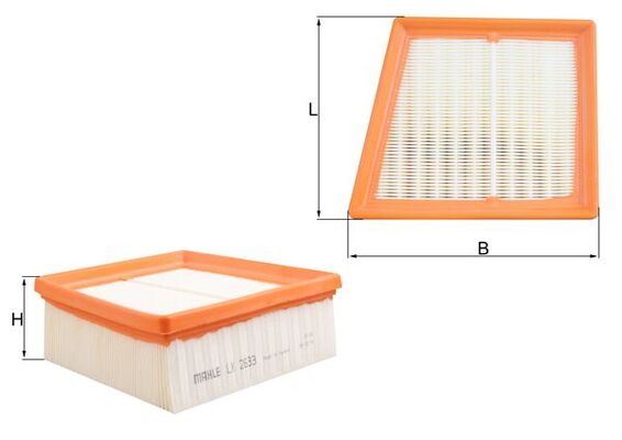 Filtro aria - LX 2633 KNECHT