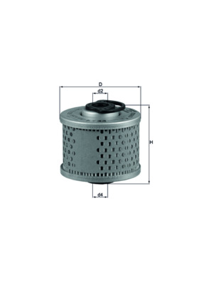 Fuel filter - KX 34 KNECHT