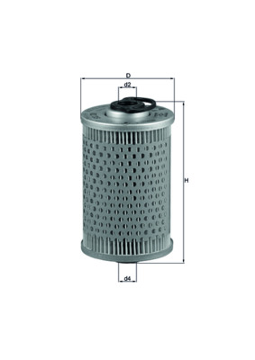 Fuel filter - KX 35 KNECHT