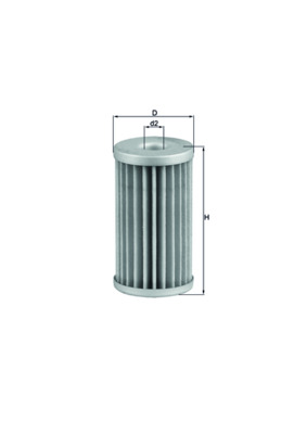 Fuel filter - KX 39 KNECHT