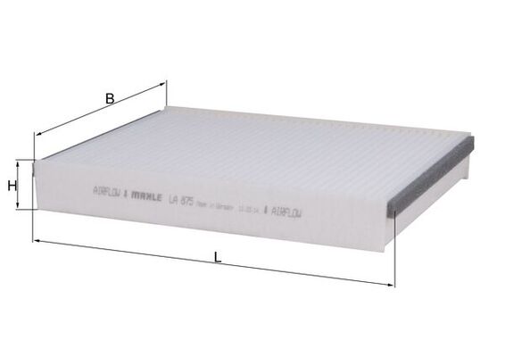 Filter, interior air - LA 875 KNECHT