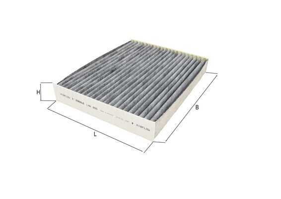 Filter, interior air - LAK 855 KNECHT