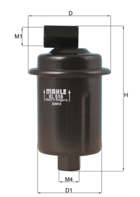 Fuel filter - KL 516 KNECHT