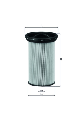 kuro filtras - KX 69 KNECHT
