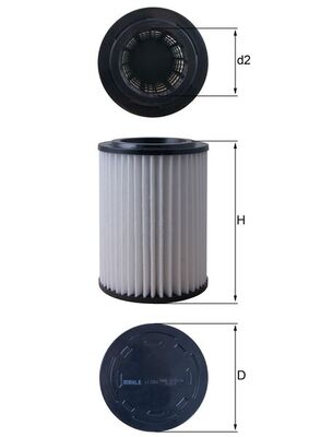 Filtro aria - LX 5363 KNECHT