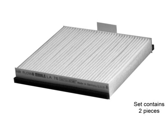 Filter, interior air - LA 76/S KNECHT