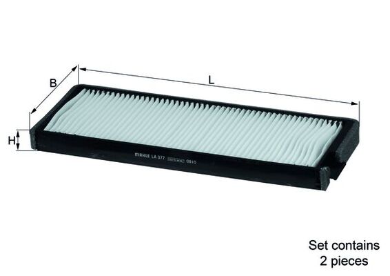 Filter, interior air - LA 377/S KNECHT