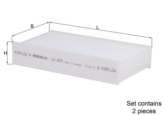 Filter, interior air - LA 873/S KNECHT