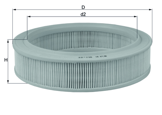 Luftfilter - LX 81 KNECHT