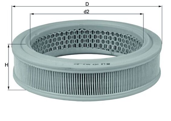 Filtro aria - LX 157 KNECHT