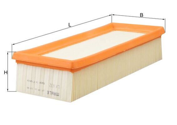 Air Filter - LX 632 KNECHT