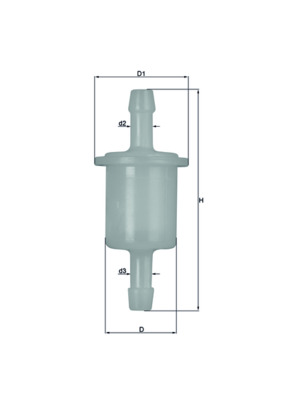 Fuel filter - KL 26 OF KNECHT