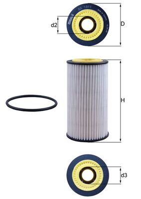 Oil Filter - OX 1311D KNECHT