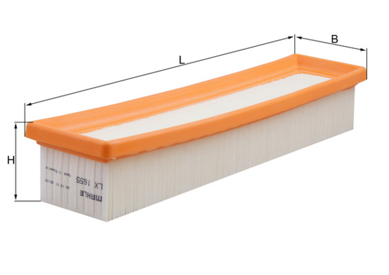 Filtro aria - LX 1655 KNECHT