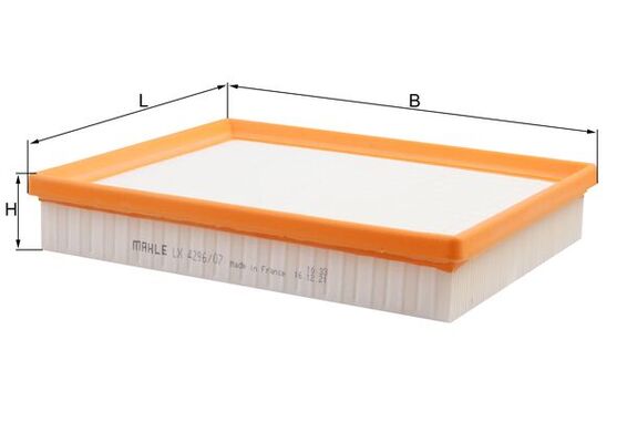 oro filtras - LX 4296/7 KNECHT