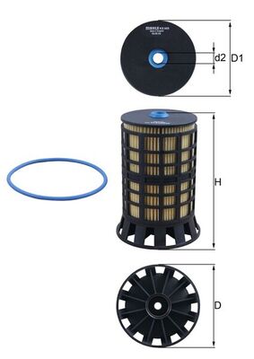 Fuel filter - KX 606D KNECHT