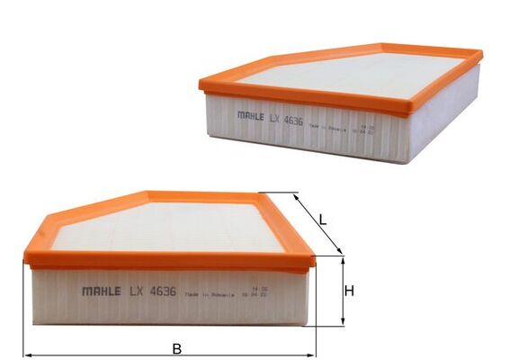 Luftfilter - LX 4636 KNECHT